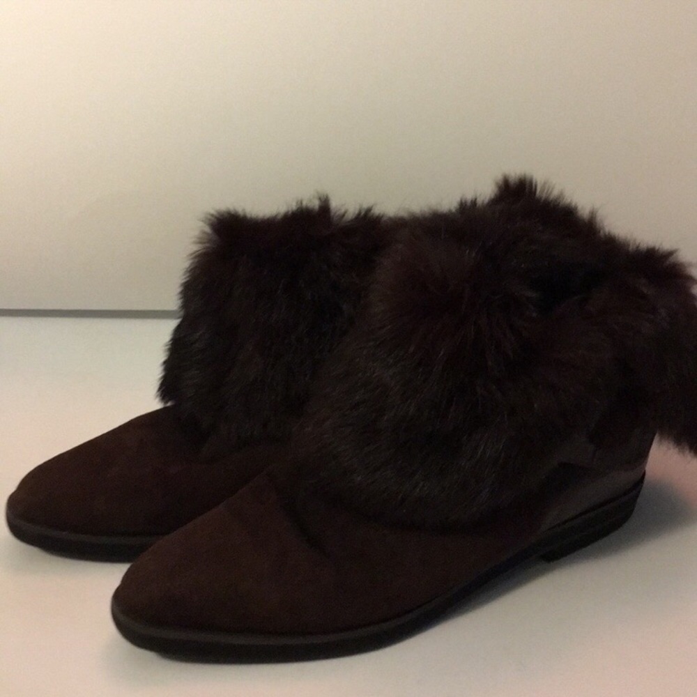 stuart weitzman fur boots
